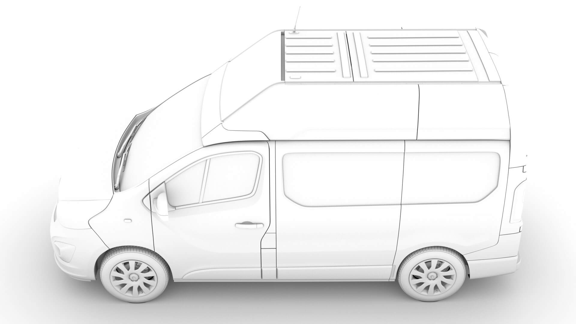 Vauxhall Vivaro Van L1H2 2018 3D Model by Creator 3D