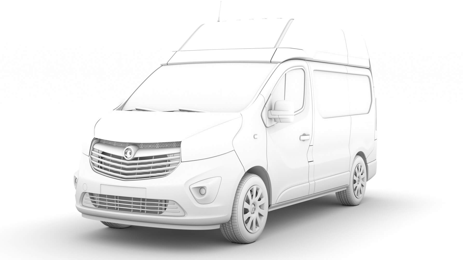 Vauxhall Vivaro Van L1H2 2018 3D Model by Creator 3D