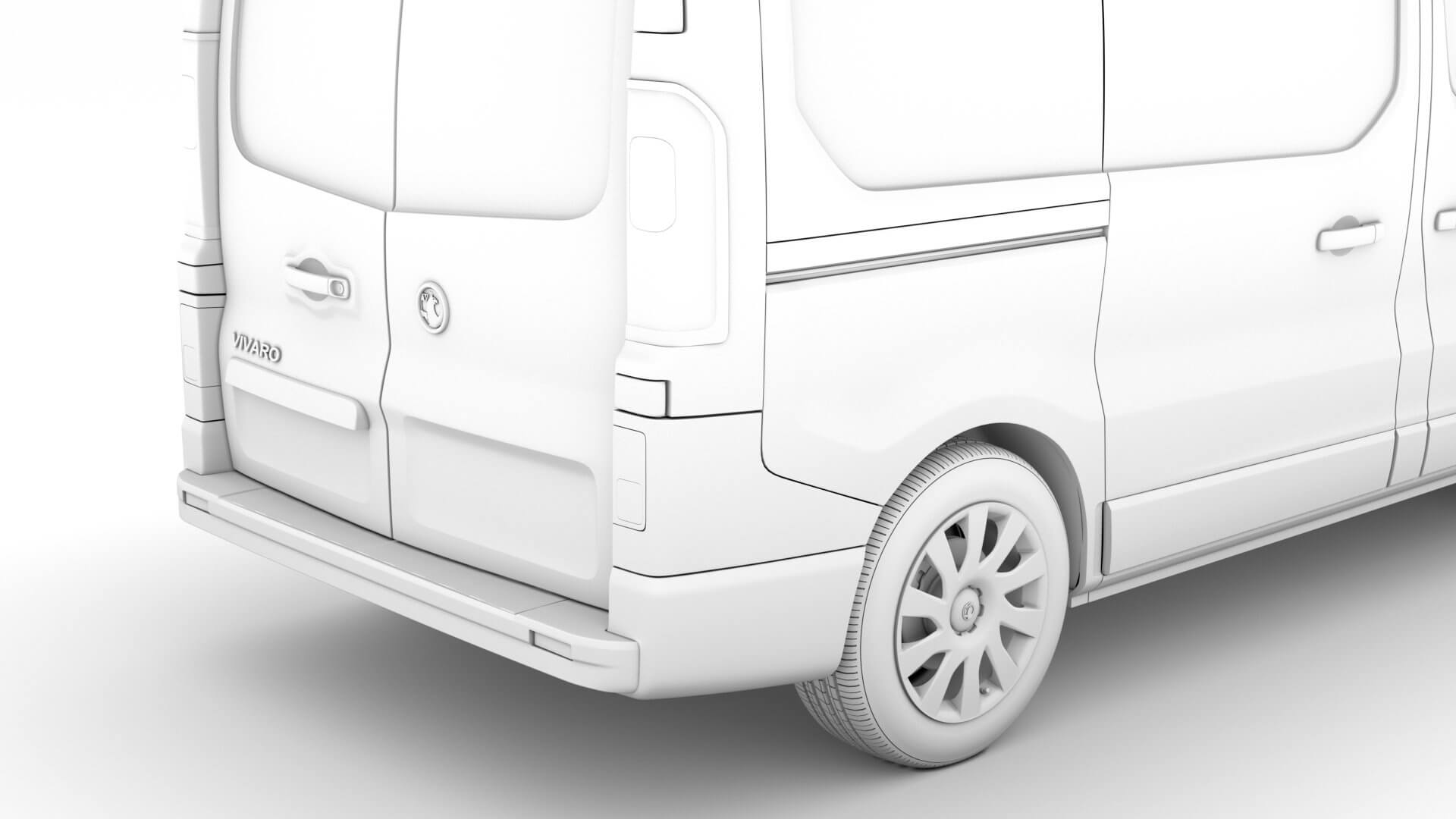 Vauxhall Vivaro Van L1H2 2018 3D Model by Creator 3D