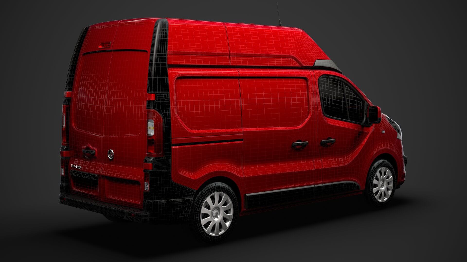 Vauxhall Vivaro Van L1H2 2018 3D Model by Creator 3D