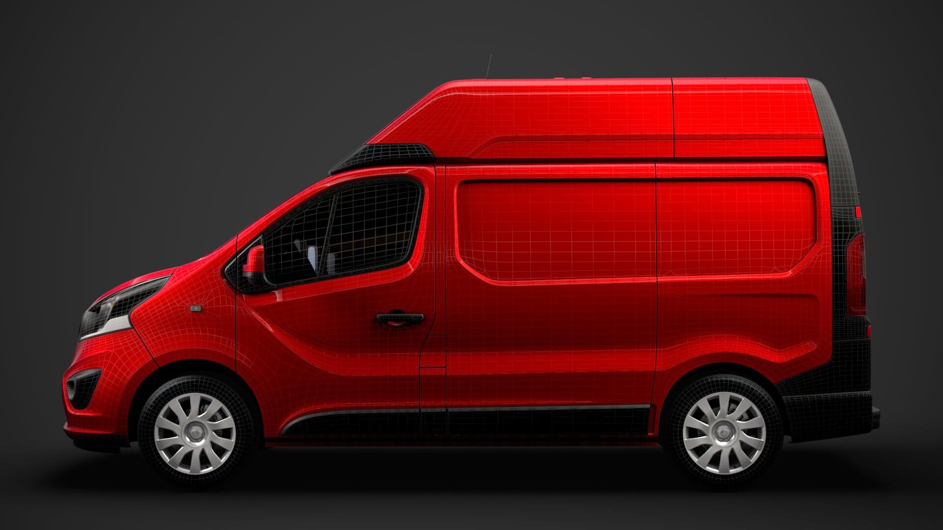 Vauxhall Vivaro Van L1H2 2018 3D Model by Creator 3D