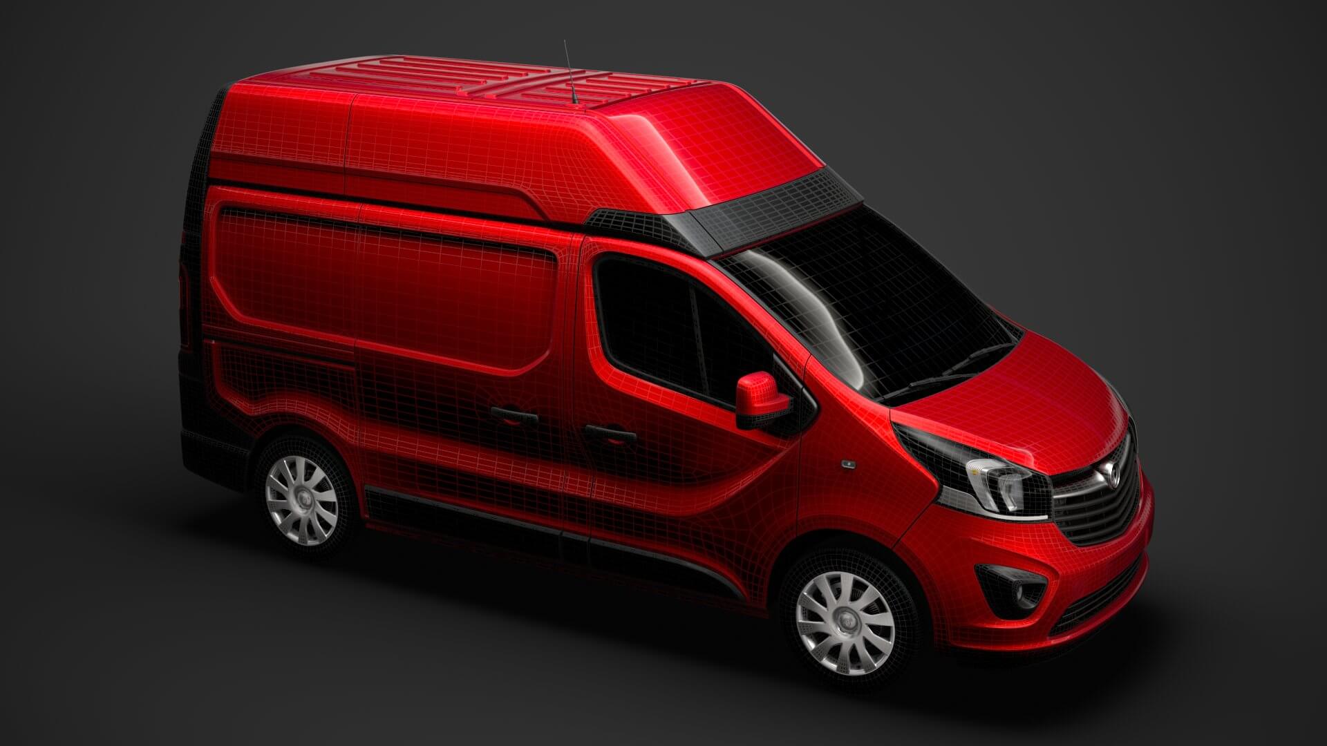 Vauxhall Vivaro Van L1H2 2018 3D Model by Creator 3D