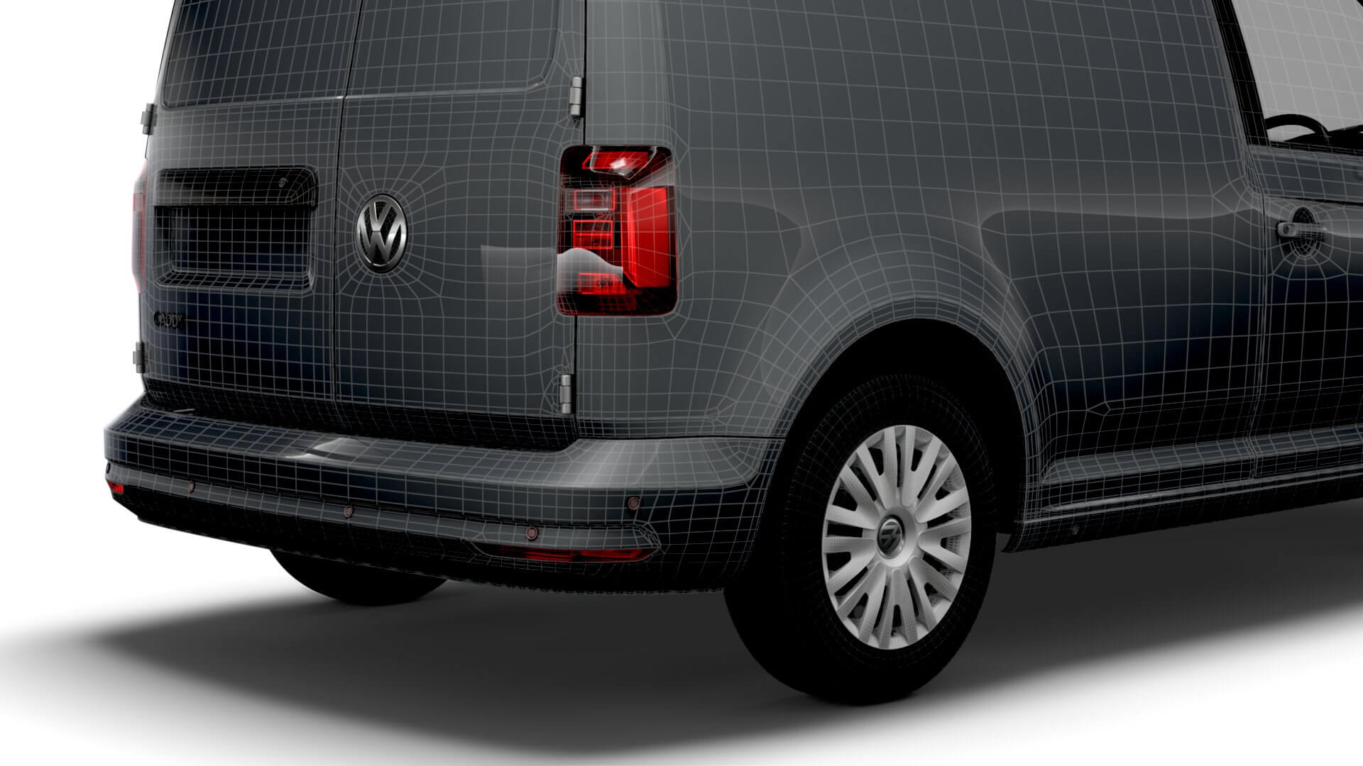 Volkswagen Caddy UKspec Trendline 2020 3D Model by Creator 3D