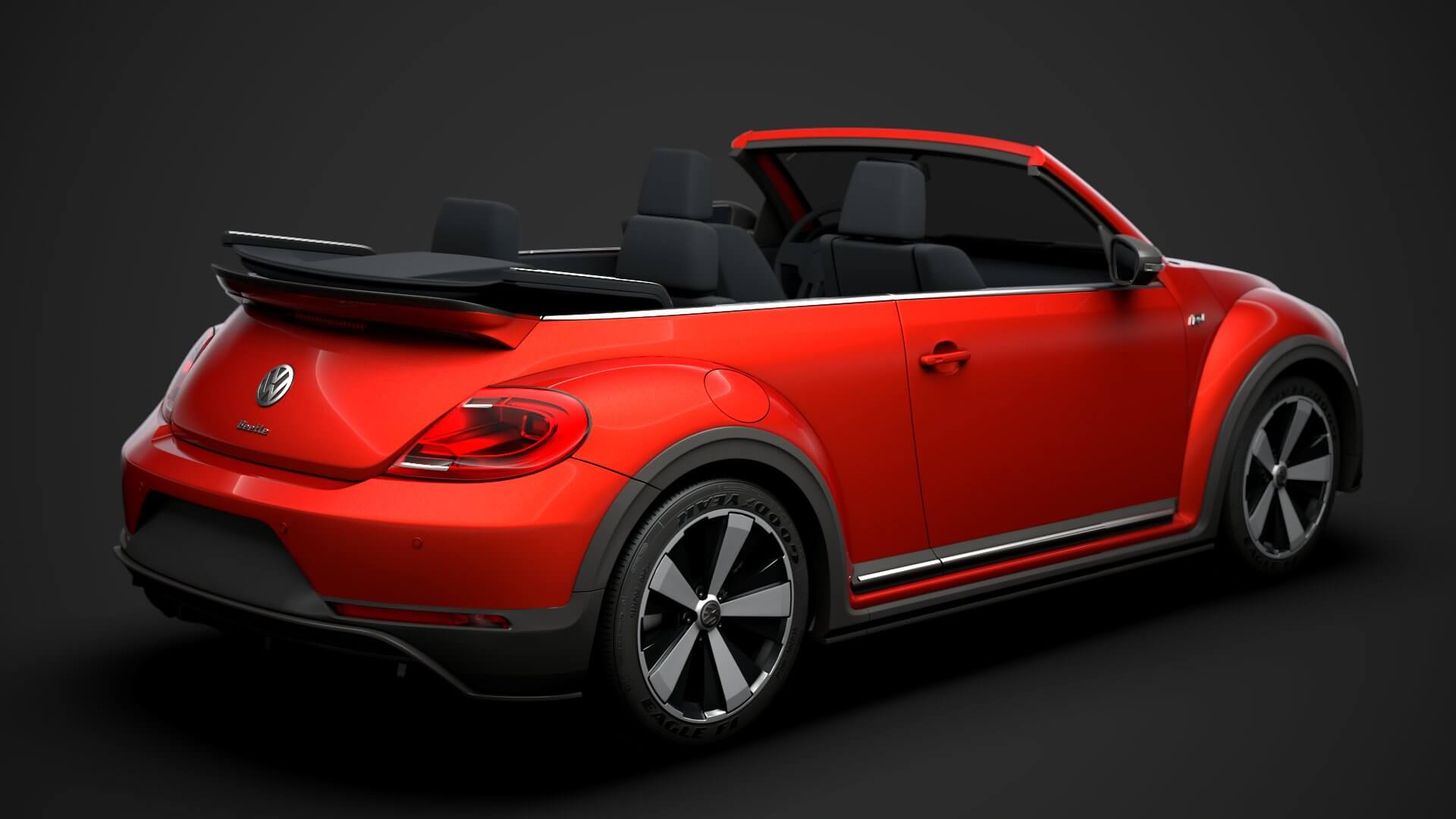 VW Beetle R LIne Convertible 2020 3D Model by Creator 3D