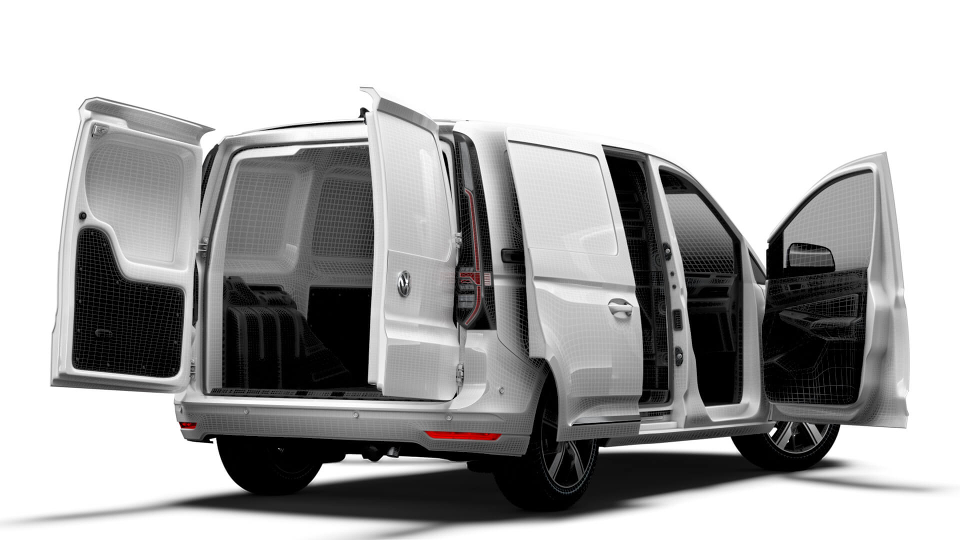 VW Caddy Cargo SWB HQ Interior 2025 - 3D Model by Creator 3D