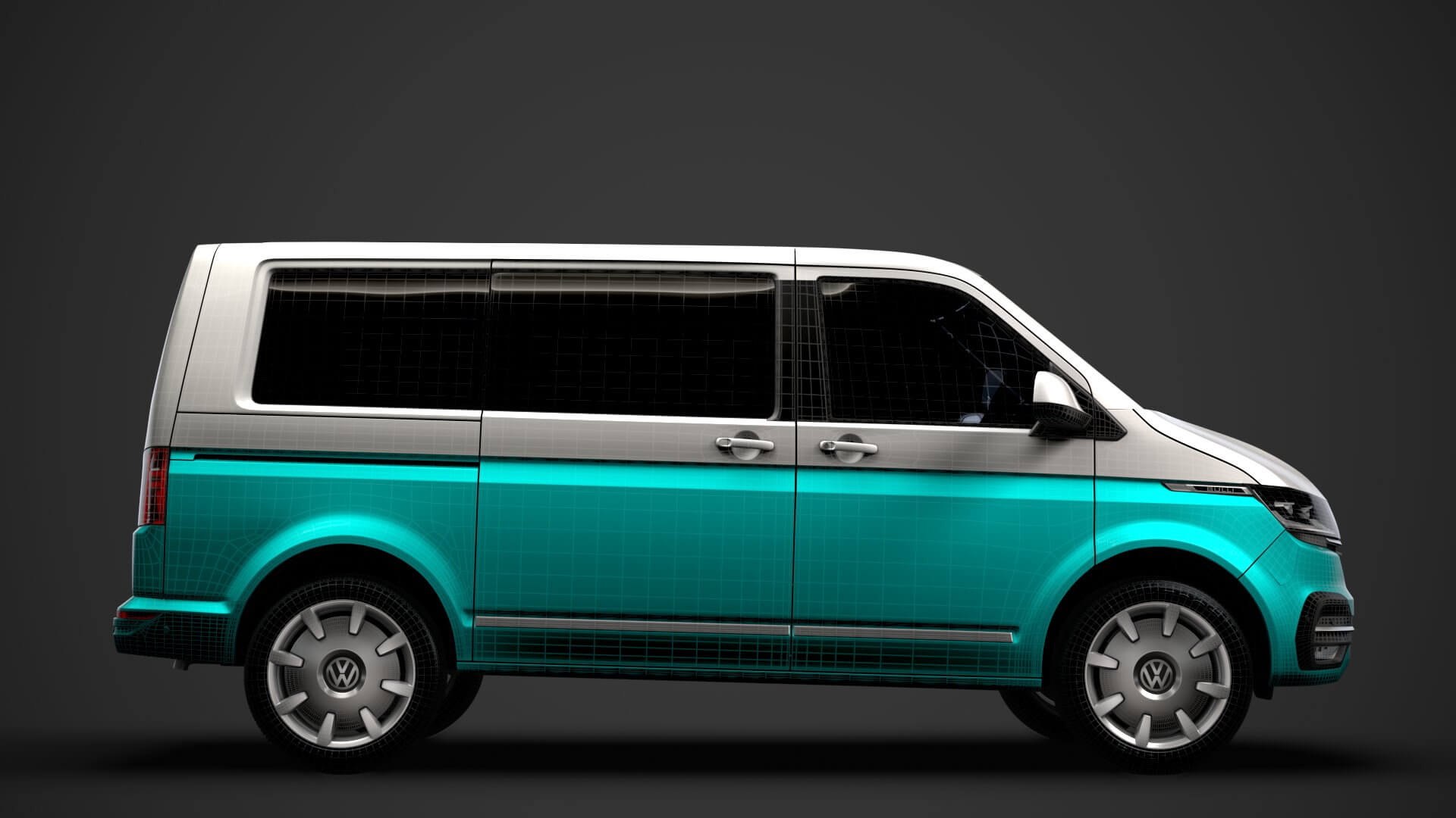 VW Multivan Bulli T6.1 2020 - 3D Model by Creator 3D