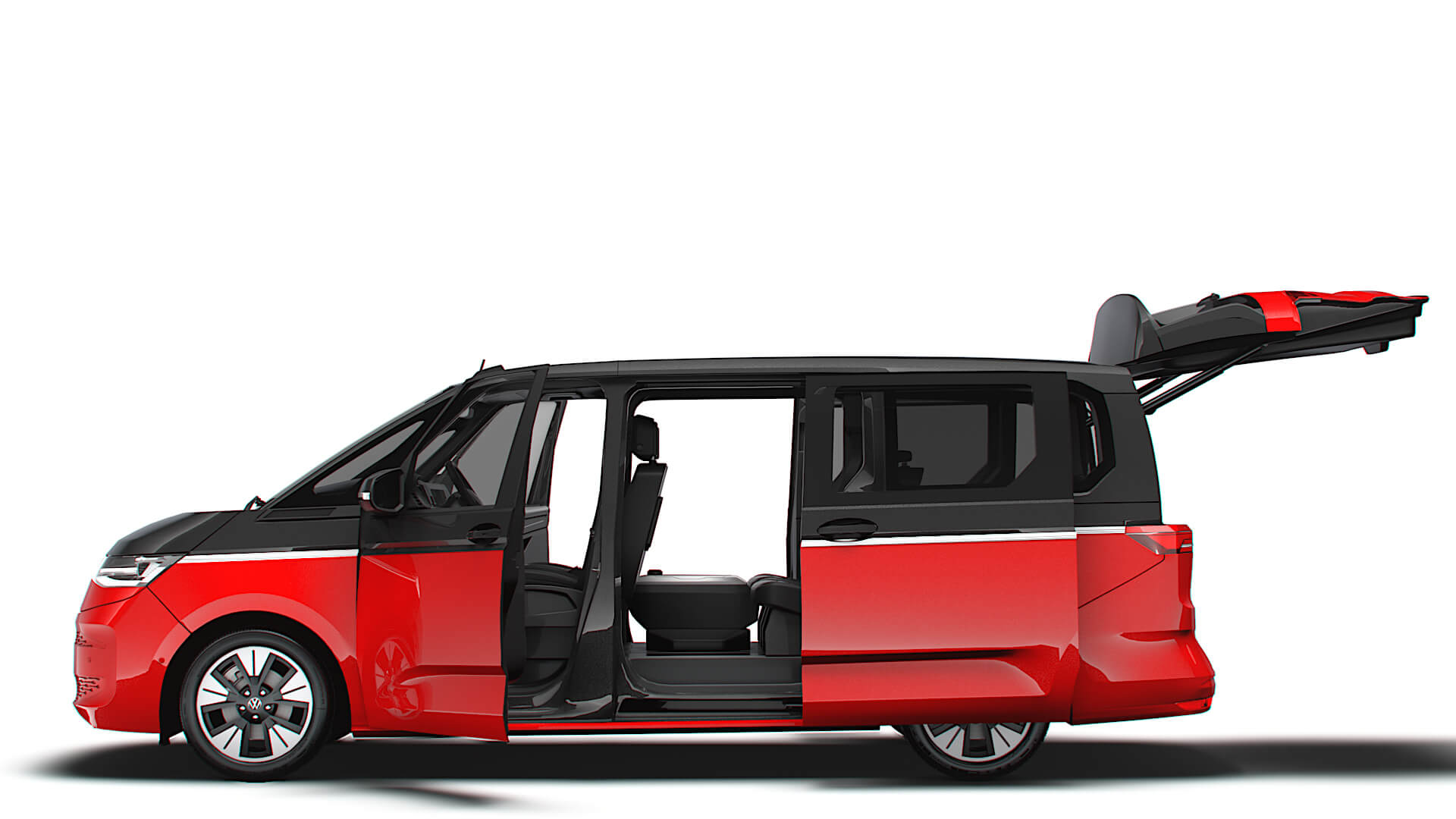 Multivan Side VW T7 Multivan Long HQ Interior 2025 - 3D Model by Creator 3D