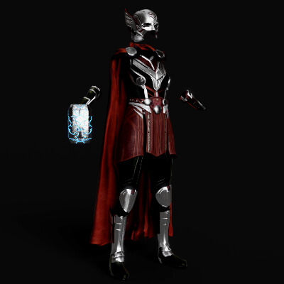Dforce Jane Foster Lady Thor Outfit G8F by CrypticNull