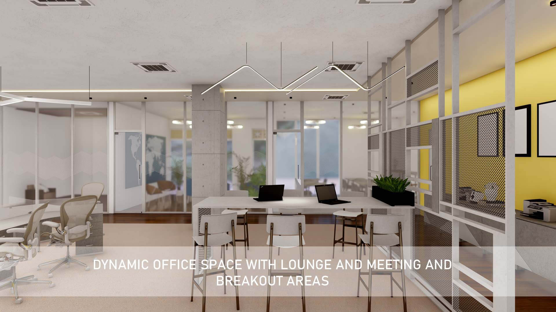 Dynamic Office Space With Lounge and Meeting and Breakout - 3D Model by ...
