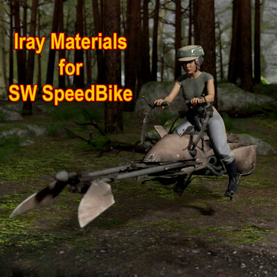 Iray Materials for FoRenders SW Speedbike