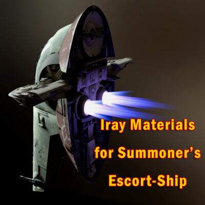 Iray Materials for Summoners Escort Ship