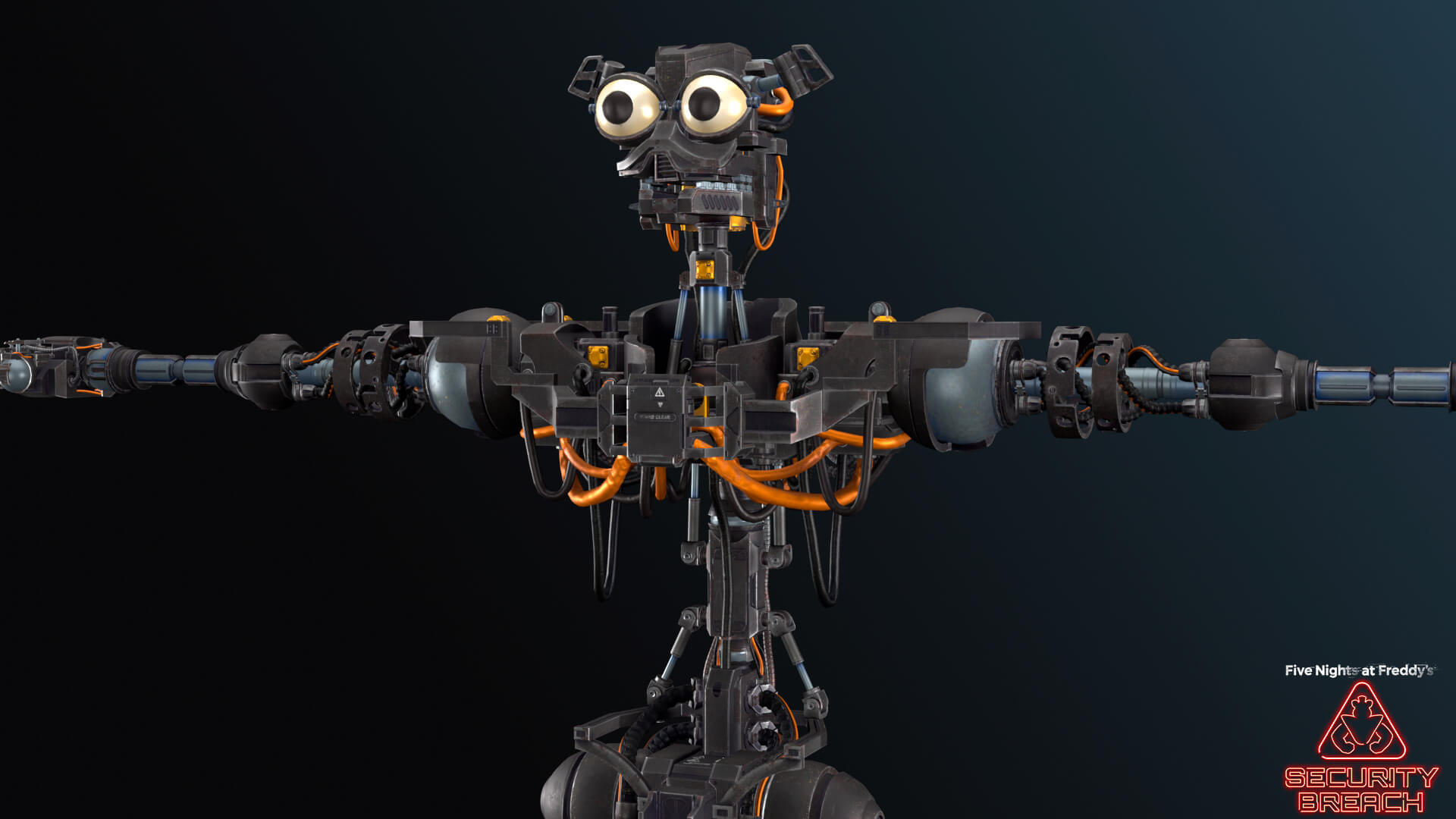 Five Nights at Freddy's Security Breach Endo 3D Model by Cyberon1ck