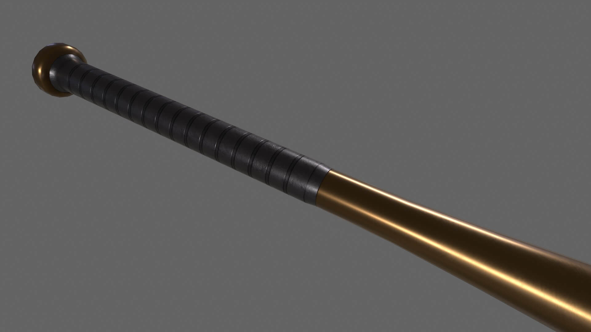 Baseball Bat Brown 3D Model by DaikLord