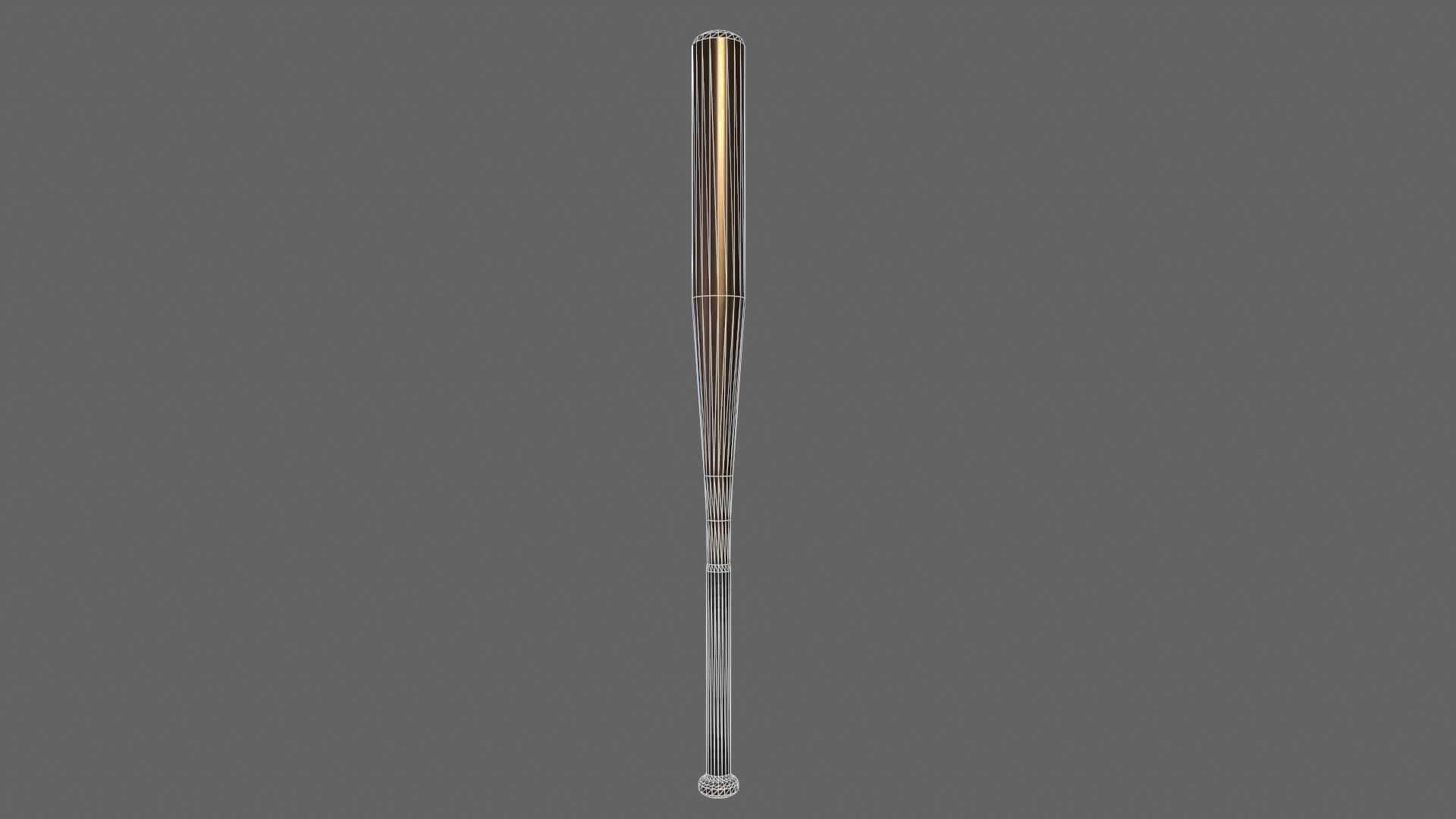 Baseball Bat Brown 3D Model by DaikLord