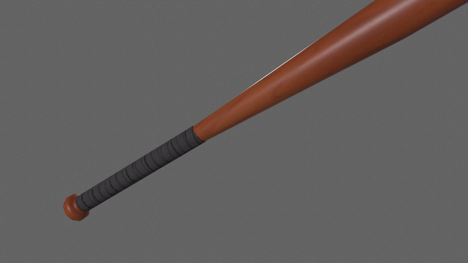 Baseball Bat Weapon V1 3D Model by DaikLord