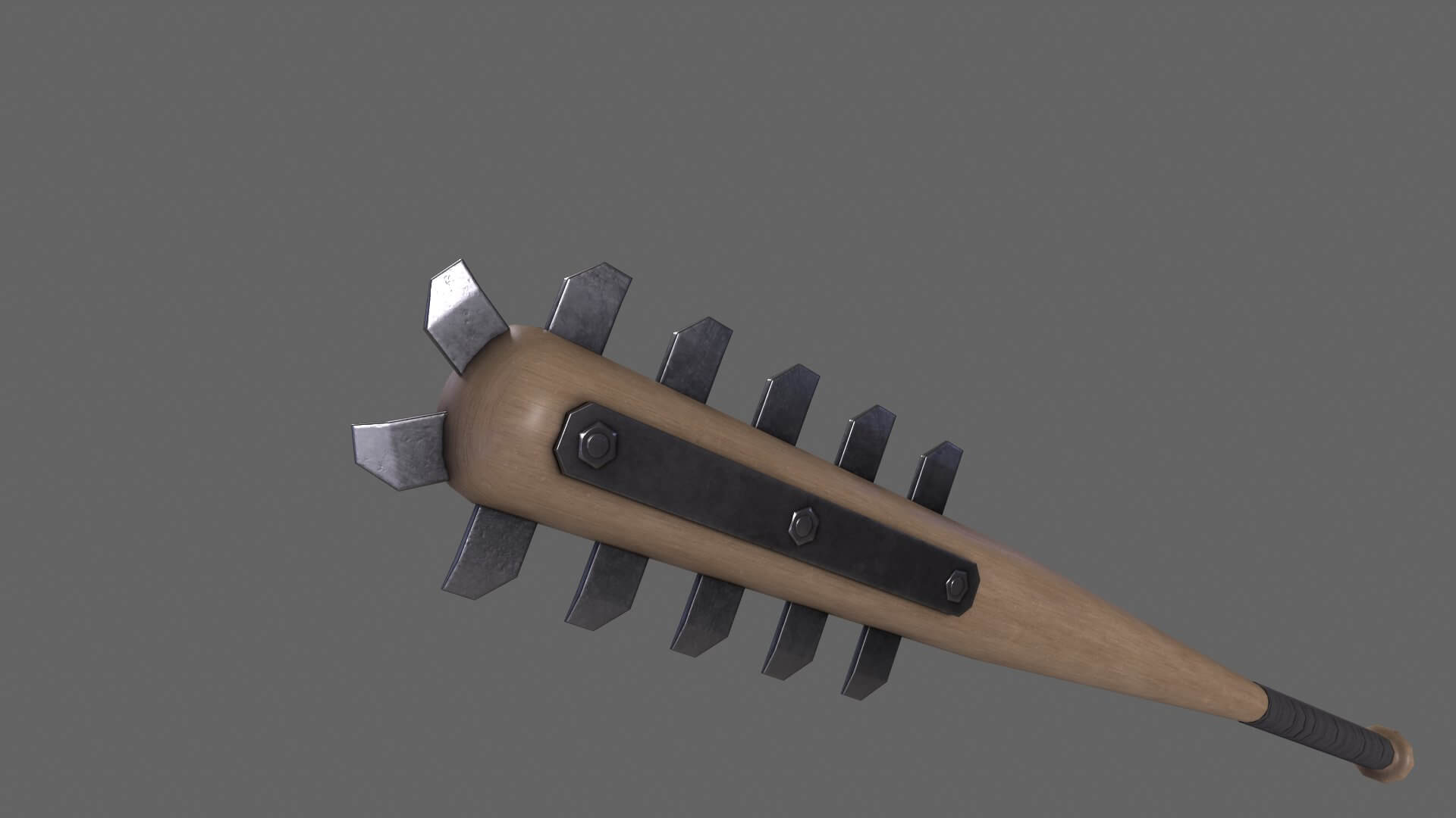 Baseball Bat Weapon V4 - 3D Model by DaikLord