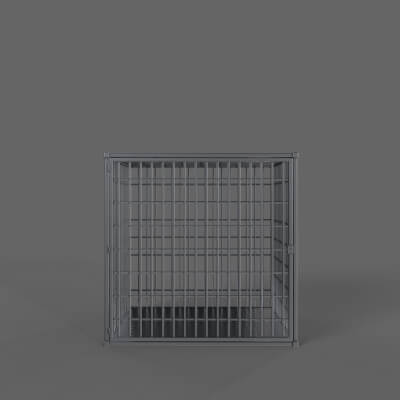 Metal Small Cage 1 - 3D Model by DaikLord