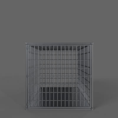 Metal Small Cage 2 - 3D Model by DaikLord