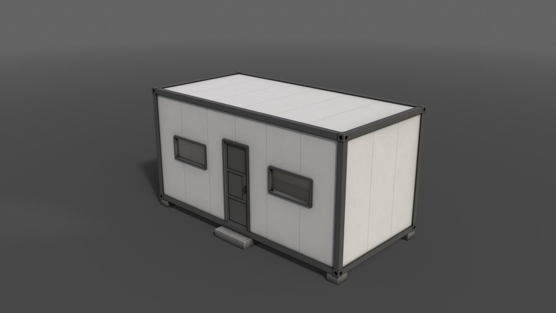 Container House AB 20Ft V3 - 3D Model by DaikLord