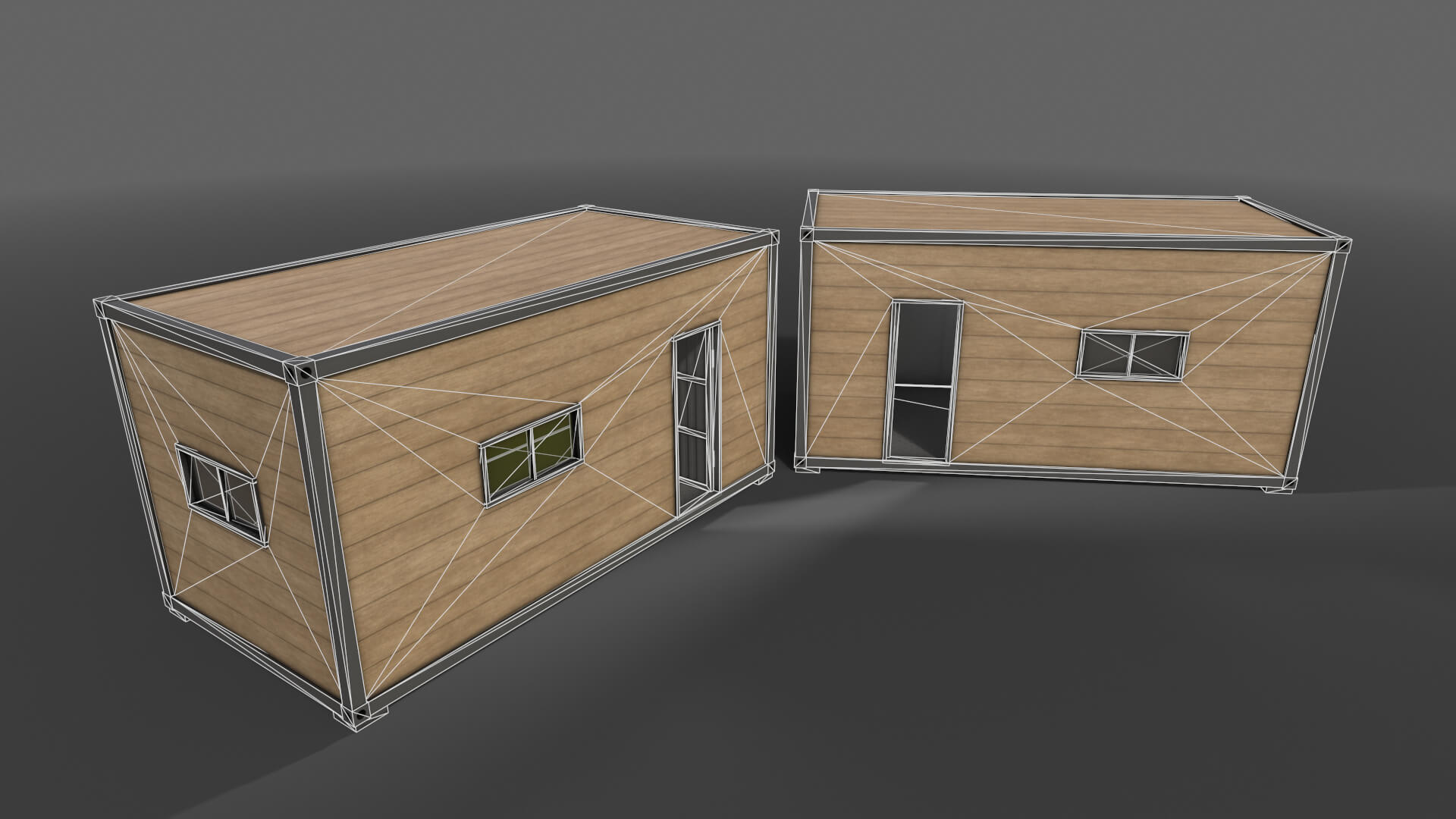 Container House AC 20Ft V1 - 3D Model by DaikLord