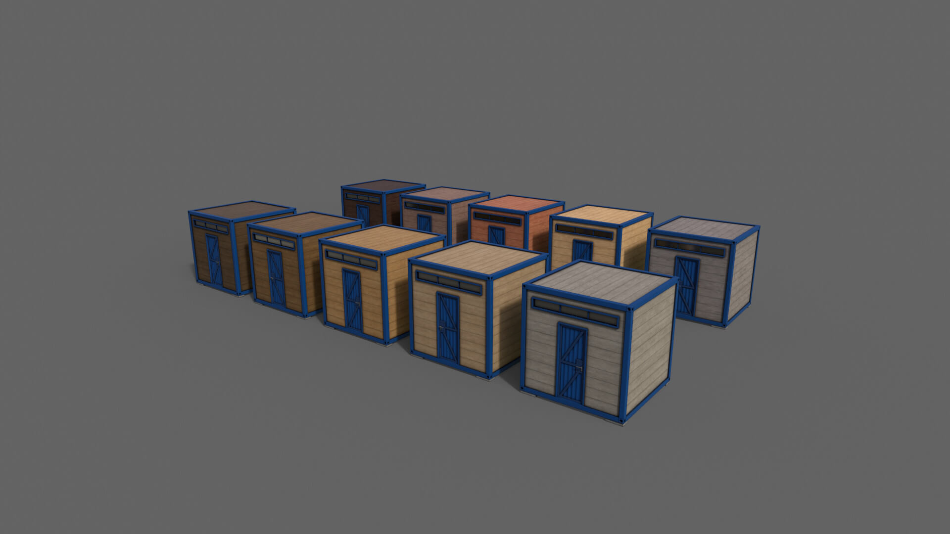 Container House AC V2 - 3D Model by DaikLord