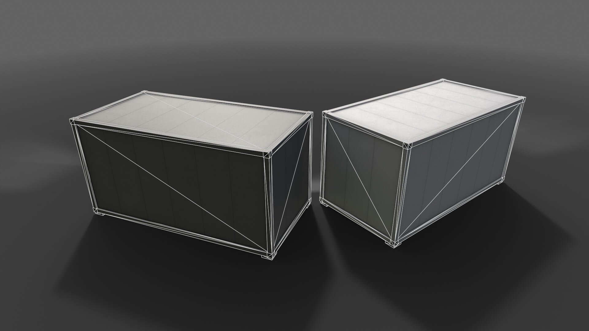 Container House CB 20Ft V1 - 3D Model by DaikLord