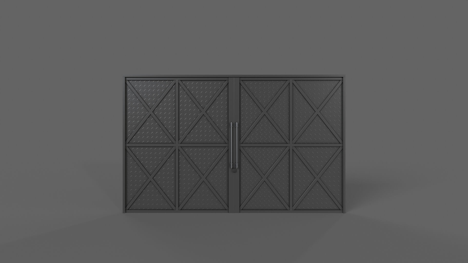 Industrial Gate 1 - 3D Model by DaikLord