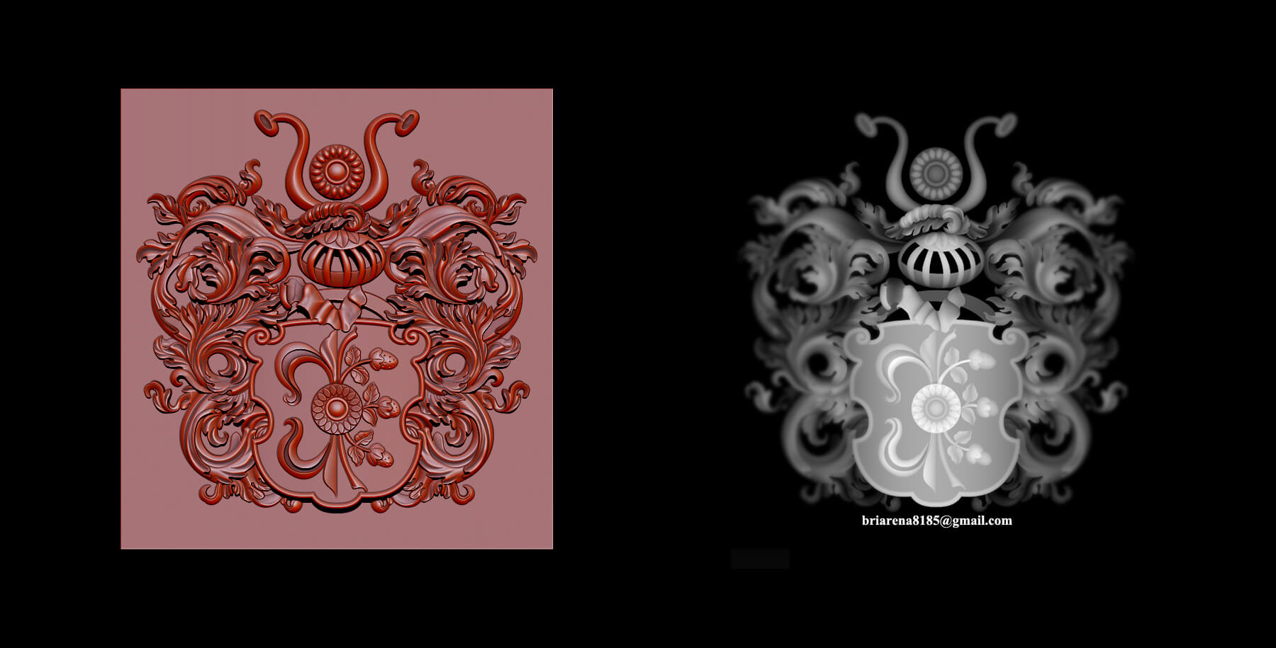 Exquisite Relief Models for CNC and 3D Printing by Dang nhat Tan