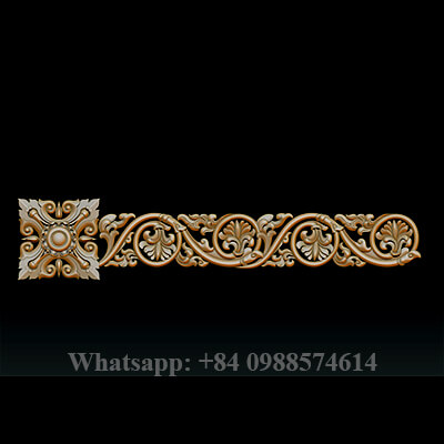 Ornament- Border-Relief- STL- CNC- Router- Decor- Carving