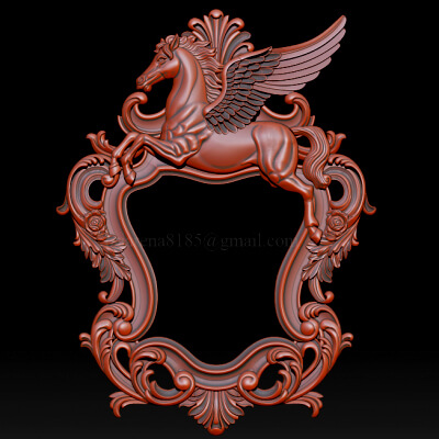 Pegasus Mirror Frame