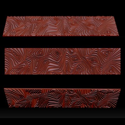 Wood Relief Carving Model for CNC Router