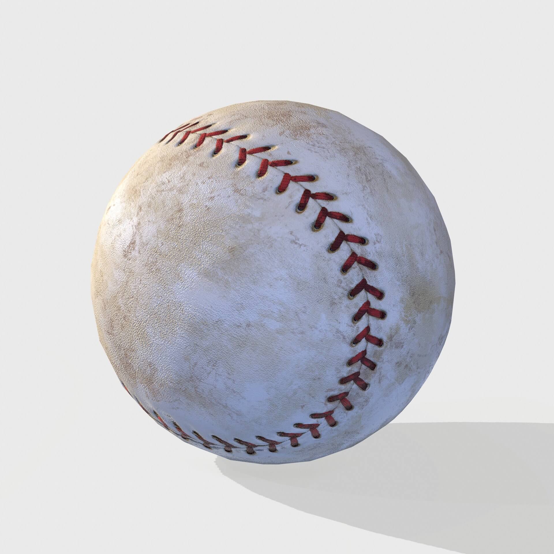 Old Baseball 3D Model by Daniel Mikulik