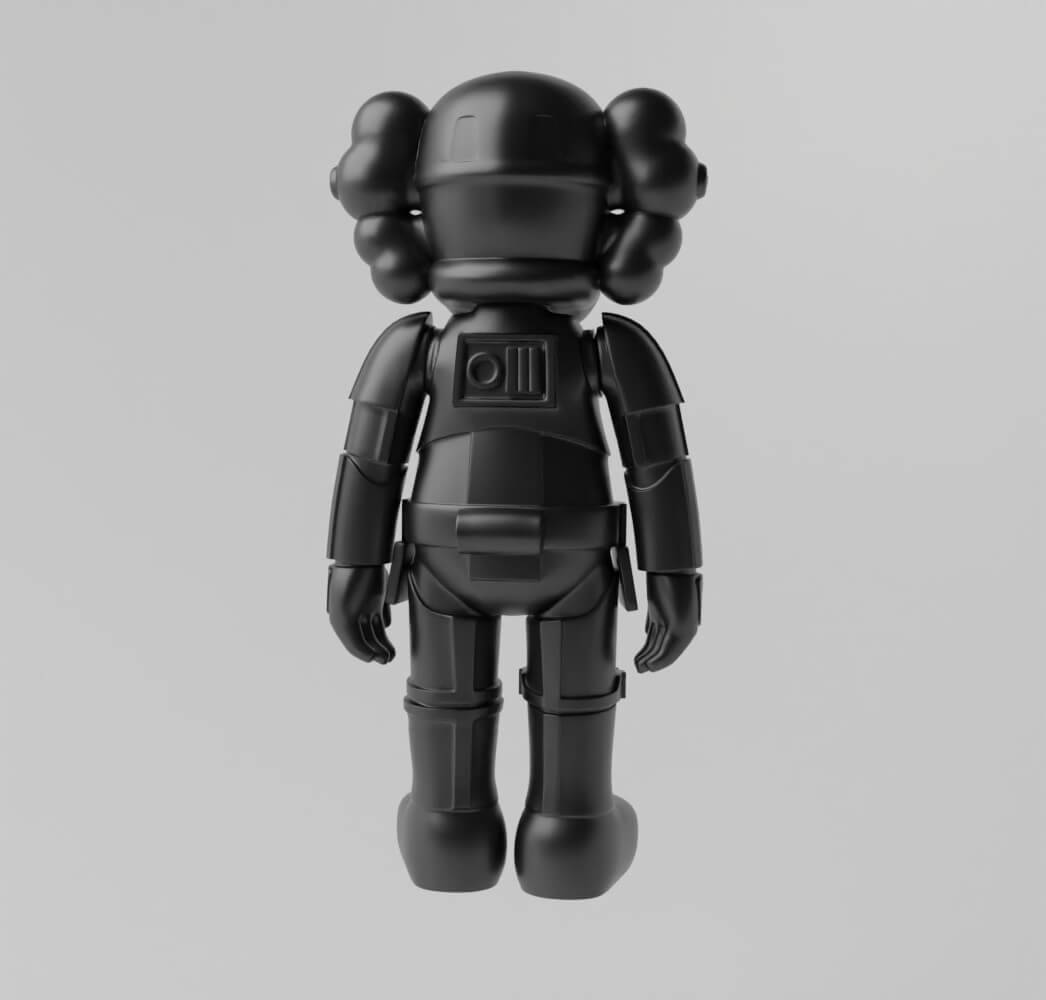 Kaws Stormtrooper Art Toy - 3D Model by DanntZC
