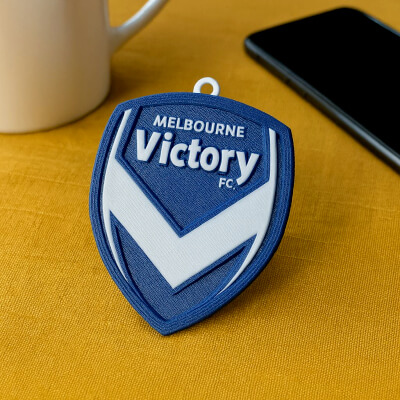 A-League Melbourne Victory Keychain Badge Color Printable
