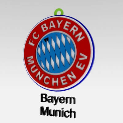Bayern Munich Logo Printable and Renderable