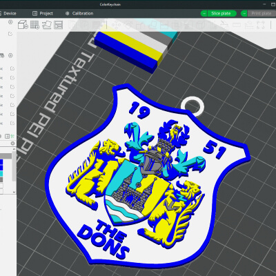 Betfred Championship Doncaster RLFC keychain badge