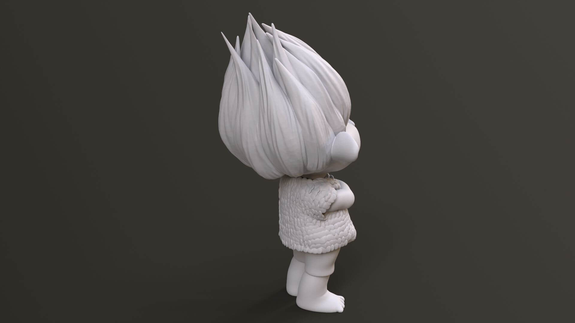 Branch Printable Fan Art From Trolls - 3D Print Model by danyelon