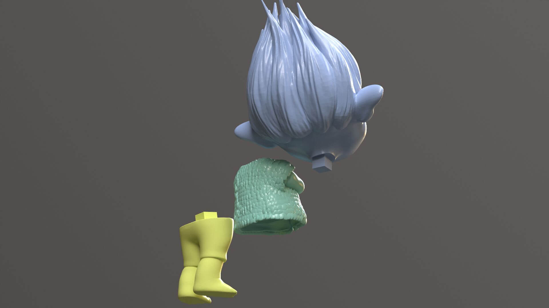 Branch Printable Fan Art From Trolls - 3D Print Model by danyelon