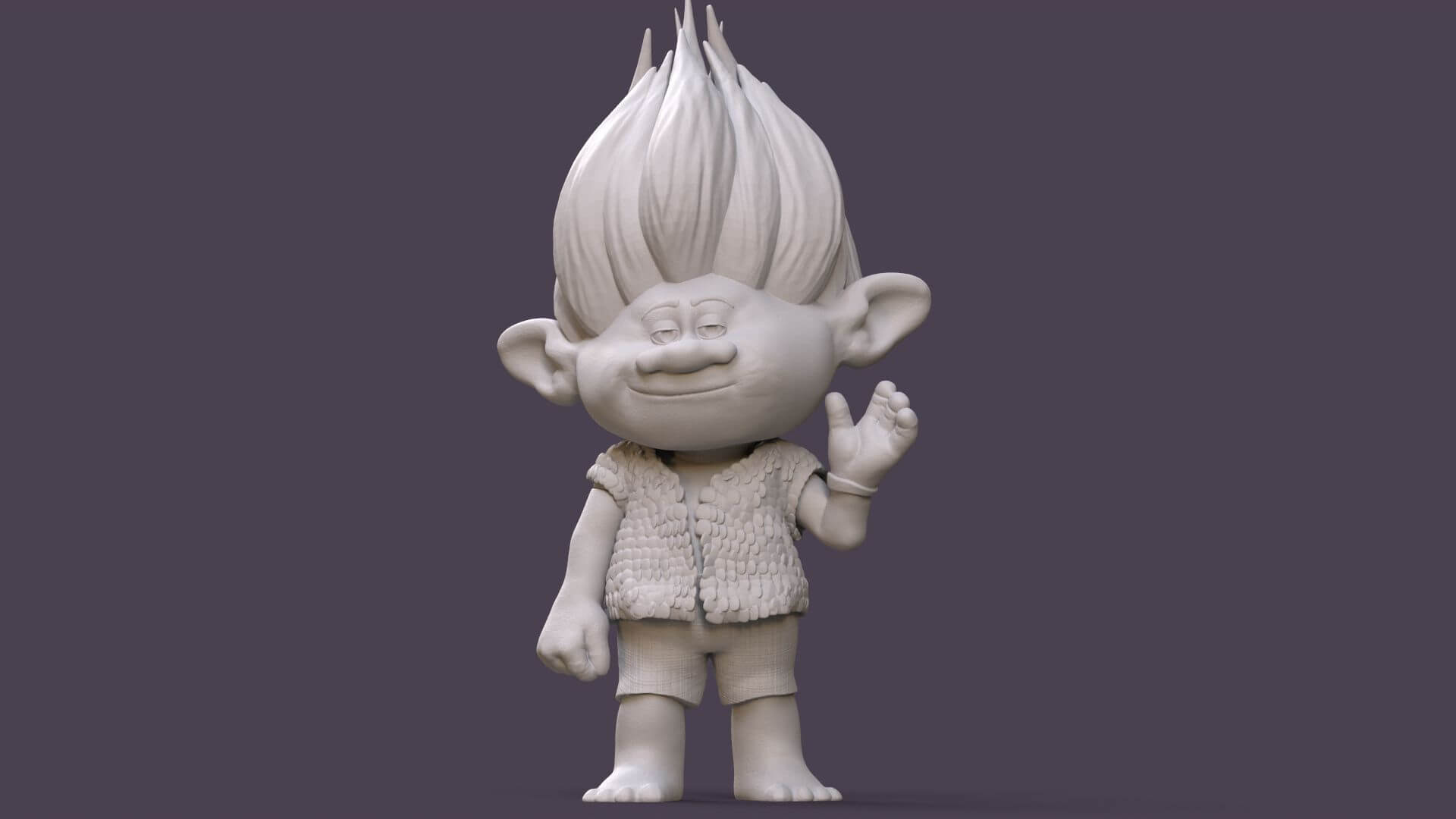 Branch Printable Fan Art From Trolls - 3D Print Model by danyelon