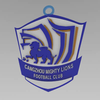 Cangzhou Mighty Lions Logo Team Printable and PBR