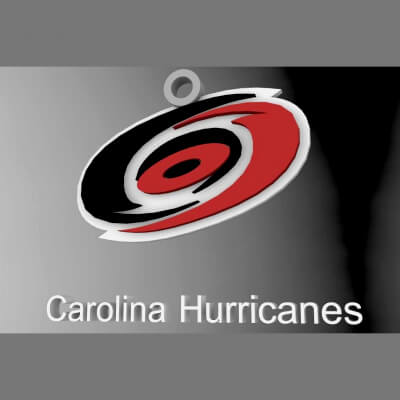 Carolina Hurricanes Logo Shield Printable and Renderable Key