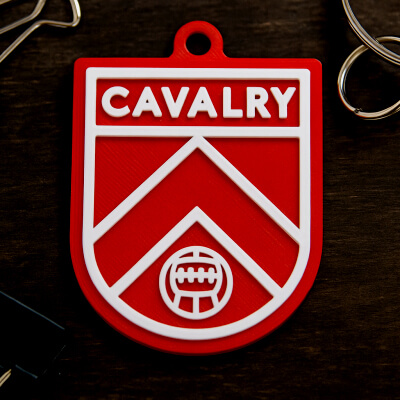 Cavalry FC Keychain Badge Color Printable and Renderable