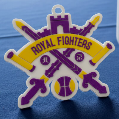 CBA Beijing Royal Fighters Keychain Badge Color Printable