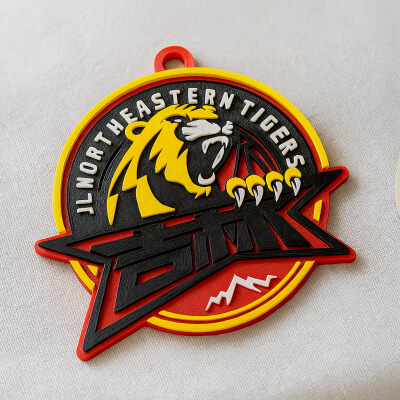 CBA Jilin Northeast Tigers Keychain Badge Color Printable