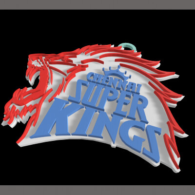 Chennai Super Kings Badge Printable and Renderable