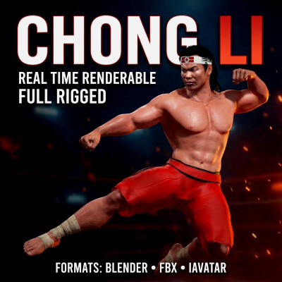 Chong Li Rigged Real-Time Renderable