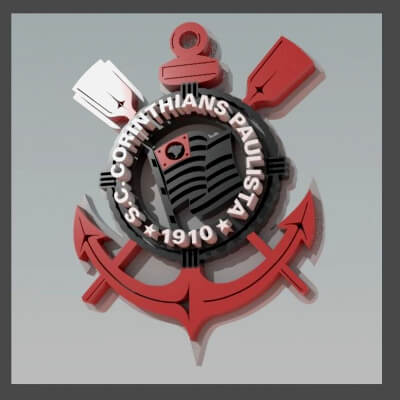 Corinthians Logo Printable and Renderable Logo Shields Keych