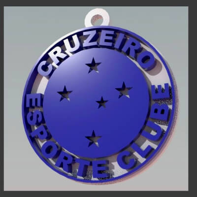 Cruzeiro Logo Printable and Renderable Logo Shields Keychan