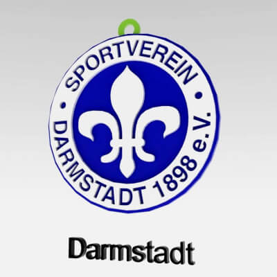 Darmstadt 98 Logo Printable and Renderable - 3D Model by danyelon