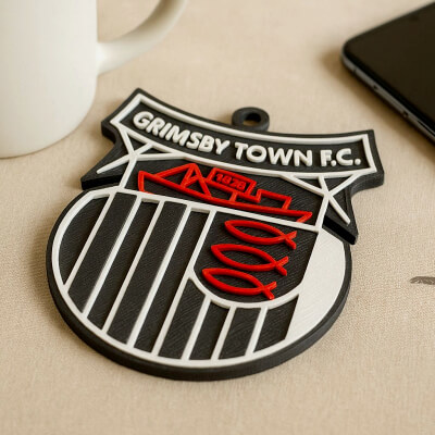 EFL League Two Grimsby Town Keychain Badge Color Printable